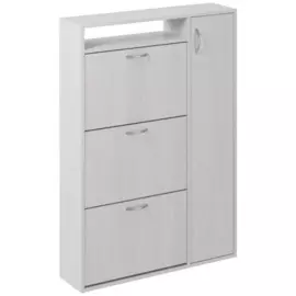 тумба для обуви так 876х225х1236 ясень анкор светлый