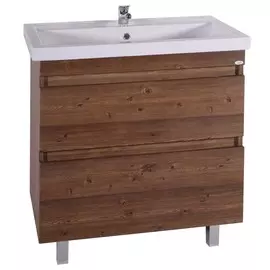 тумба напольная с раковиной asb-mebel коста "светлый орех" 80 см (11496)