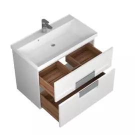 тумба с умывальником подвесная veneciana vetro 80 (58018)