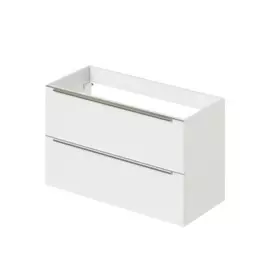 тумба подвесная итана city 100 1001х448х600 (белый глянец)