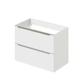 тумба подвесная итана city 80 801х448х600 (белый глянец)