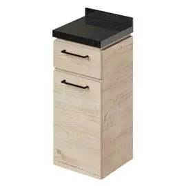 тумба подвесная итана wood 35 350х350х810 (дуб себастиан)