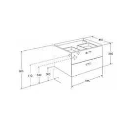 тумба roca victoria nord 80 венге zru9000031