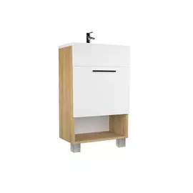 тумба с раковиной напольная 1marka july 50 дуб сонома, 1д. у85933