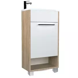 тумба с раковиной напольная 1marka lira 40 дуб сонома l, 1д. у85922