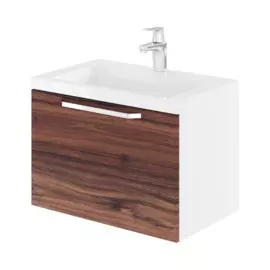 тумба с раковиной подвесная итана nature 60 597х378х437 (экорен тик борнео)
