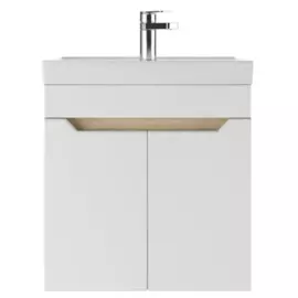 тумба с умывальником подвесная айсберг мечта 50 дуб сонома а00015359