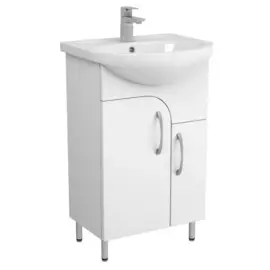 тумба с умывальником uncoria лина 50 (55016) белая