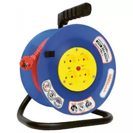 удлинитель 20м 4гн 6а (пвс 2*0,75) на катушке вем-250 9634146