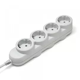 удлинитель бытовой powercube, 4+3 розетки, 3500вт, 16 а, 1,5м