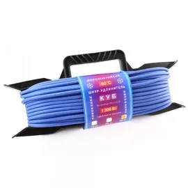 удлинитель на рамке "powercube" 6а/1,3 квт, 1 розетка, 30м, морозостойкий