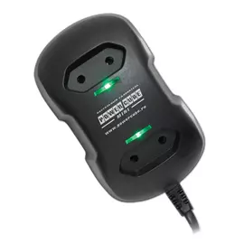 удлинитель настольный powercube, 2 розетки, черный, 2,5а/500вт, 1,8м