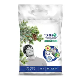 удобрение минеральное хвойное terrasol 2,5кг