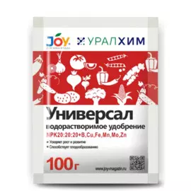 удобрение универсал водорастворимое joy 100г