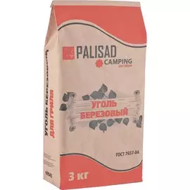 уголь берёзовый 3кг palisad