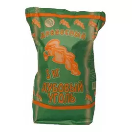 Уголь древесный дубовый 3кг