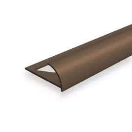 угол наружный для плитки идеал 8мм х 2,5м металлик коричневый 083