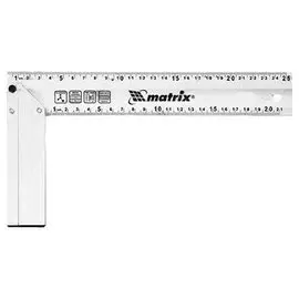 угольник алюминиевый 350мм, литой matrix 32473