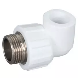 угольник pn 25 комбинированный, наруж. резьба 20х3/4" ростерм 100013479