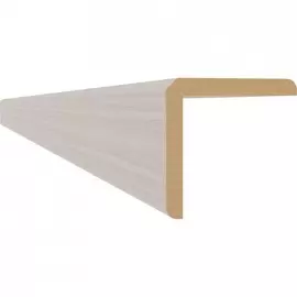 угол универсальный мдф stella 2700*24*24 секвойя белая (10)