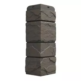 угол внешний для фасадной панели docke slate, цвет куршевель, 0.4 м