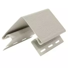 угол внешний для сайдинга fineber, цвет кремовый, 3.05 м