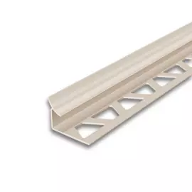 угол внутренний для плитки идеал 8мм х 2,5м светло-бежевый 011