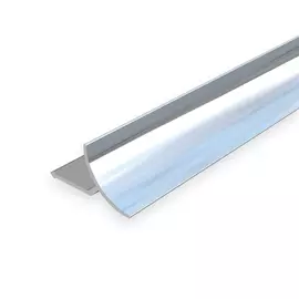 угол внутренний для плитки идеал металлизированный серебряный впум 091