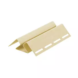 угол внутренний для сайдинга docke premium, цвет банан, 3 м