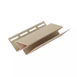 угол внутренний для сайдинга docke premium, цвет крем-брюле, 3 м