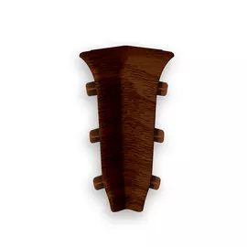 угол внутренний пвх 67 мм орех темный идеал элит 2 шт