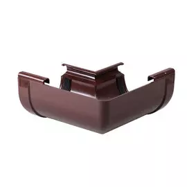 Угол желоба 90° коричневый ПВХ /А/