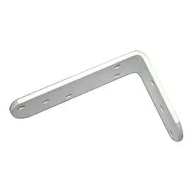 уголок крепежный белый 80х120х40х4,0 мм