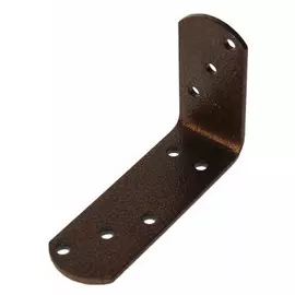 уголок крепежный черный 120х180х40х5,0 мм