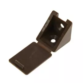 уголок мебельный с шурупом дуб (4 шт.)