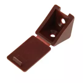 уголок мебельный с шурупом красное дерево (4 шт.)