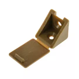 уголок мебельный с шурупом орех (4 шт.)