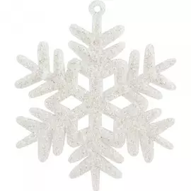 украшение декоративное 3шт "снежинки" волшебная страна 007597