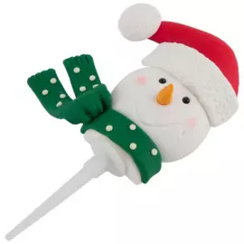 украшение декоративное для стола "снеговик"