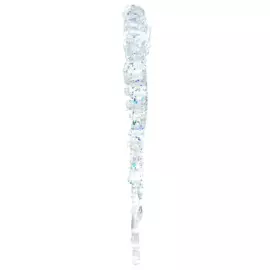 украшение подвесное сосулька прозрачная