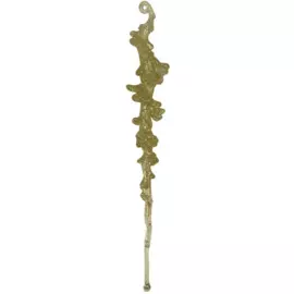 украшение подвесное сосулька золотая