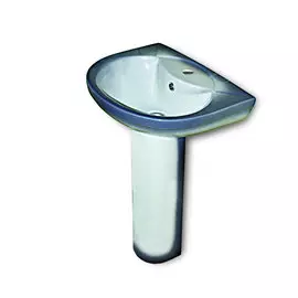 Умывальник- тюльпан Комфорт синий с отверстием /Киров/