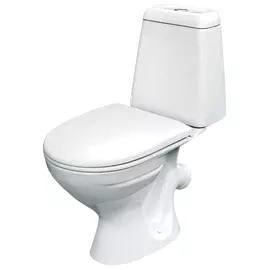 Унитаз-компакт Cersanit HIT косой выпуск, Stop, полипропилен