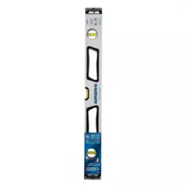 уровень алюминиевый 600 мм, фрезерованный, 3 глазка, магнитный gross 34370