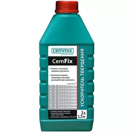 ускоритель набора прочности cemmix cemfix, 1 л