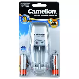 Устройство зарядное Camelion ВС-0615+2*2000мА silver, защита