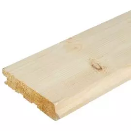 вагонка евро ав, хвоя, 12.5 х 96 х 2000 мм (10 шт)