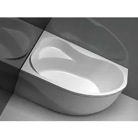 Ванна акриловая Aquanet Capri 1700*1100 левая, пустая, с экраном