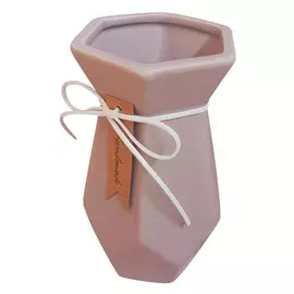 Ваза 10,5х18,5см "Ирсана" керамика CB-59M/розовая