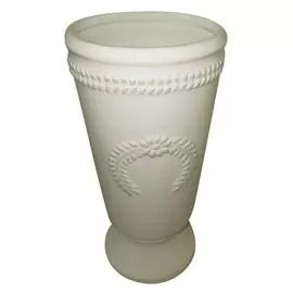 Ваза 10х16,5см "Геральд" керамика 17069-3/белая